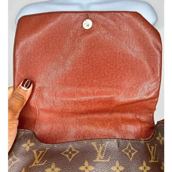 Vintage 90's Louis Vuitton Brown Monogram Musette Tango Shoulder Crossbody Bag - Picture 8 of 9